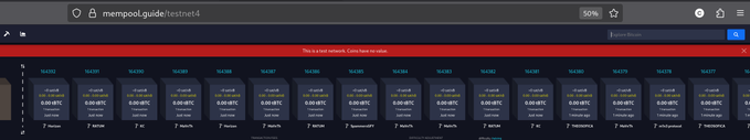 A screenshot of mempool.space testnet4 displays a row of 17 mining pools including "mempool.space," "binance," "okxpool," "spider," "BTC.COM," "Kucoin," "blockprizm," "node.f2," "ultimus," and "node420," each contributing around 0.01-0.02 BTC in block rewards. The image illustrates the post's point about decentralization by showing how testnet4 mining rewards are distributed across many independent pools, contrasting with a more concentrated "suitcoin" mining landscape.