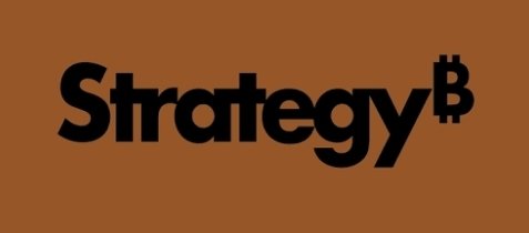 The image features a brown banner with black text that reads "Strategy" followed by a hash symbol (#). Below this, there's a caption that says "Another smart move by @saylor and #Strategy which improves the balance sheet by availing of a tax-loss-harvesting opportunity." The caption is written in all capital letters.