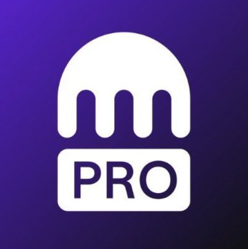The image features a logo for a new cryptocurrency called Pro, which is designed as a white circle with three lines radiating outwards from its center. The background of the image is purple, providing a striking contrast to the white logo. Below the logo, there's text that reads "NEW: $AVAX staking now available on Kraken Pro". This suggests that users can start investing in Pro cryptocurrency and potentially earn interest on their investments through staking.