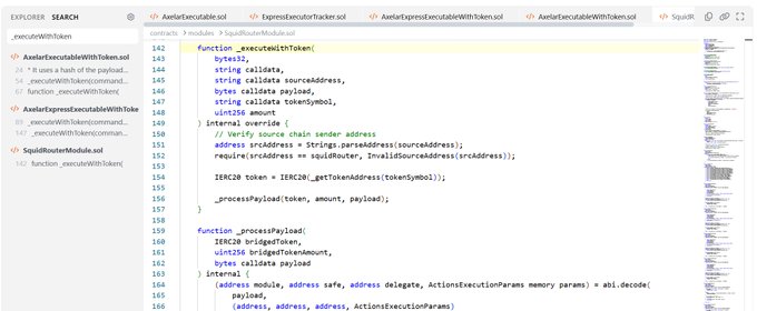 The image shows a screenshot of a computer screen displaying a code editor or text editor window with a list of code lines. The code appears to be related to a programming language like JavaScript, which has been used for creating a web page. The code is written in a single column and includes the words "safe" and "address". There are multiple lines of code on the screen, suggesting that it might be a complex project or application being developed.