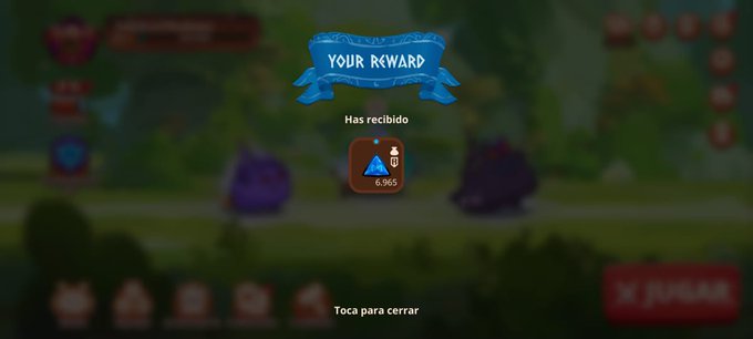 The image shows a screenshot of a video game interface that displays information about a user's progress in the Axie Infinity game, stating they have finished the first season. The post, however, is more focused on celebrating the end of an era and inviting players to prepare for the next season. It encourages viewers to engage with others online by liking or sharing it.