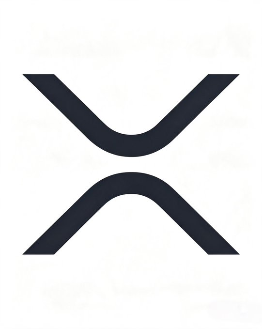 The dark navy blue XRP (Ripple) cryptocurrency logo displayed on a plain white background.