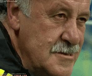 The image features a man with a mustache, wearing a black jacket or shirt. He has a serious expression as he looks off into the distance. The caption of the image reads "Big slap on the face for Solana". This suggests that there might be an incident involving someone named Solana in the background, which could have caused the man's serious expression and gaze towards the distance.