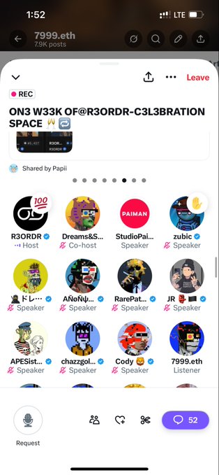 The image shows an iPhone screen displaying various social media platforms such as Instagram, Twitter, and Facebook. The main focus of the image is a post that says "Such a dope space bringing all the legendary R3ORDRs together Yeah, we’re R3— and we’ve got the coolest community out there". This post highlights the popularity of social media platforms in connecting people with similar interests or promoting events. The image also includes several other posts on these platforms, showcasing a diverse range of content and interactions among users.