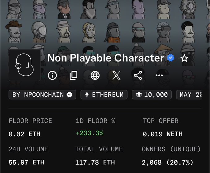 "NPCs (Non-playable character) waking up to green candles while the real believers never left. @npconchain isn't just another collection, it's culture, identity, and". This part of the content suggests that the scene is set in a virtual world or game where the Non-playable character (NPC) is awake at dawn with candles lit around their room. The NPC has a community living next to them, who are mostly interested in candlelight, which is their primary source of light during the night. This creates an interesting contrast between the real world and the digital one as they are both sharing the same space under similar conditions.