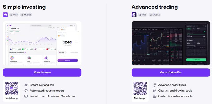 The image displays two different apps with distinct purposes and designs - a simple investing app and an advanced trading app that uses artificial intelligence (AI) to predict market trends based on historical data. The simple investing app provides a user interface and interface guidance, while the advanced trading app uses machine learning techniques for more accurate predictions of market fluctuations. Both apps are available for free, as indicated by the text in the image, suggesting they cater to people who want to invest or trade without using paid services.