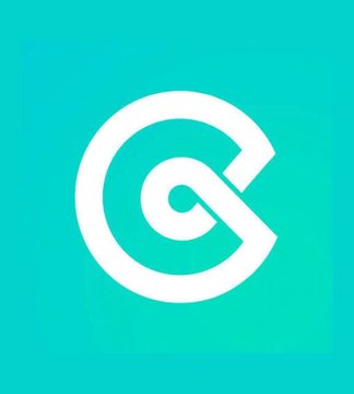 A white stylized "@" symbol on a teal gradient background.