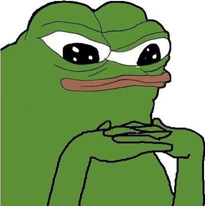 The image shows the "Cute Sad Frog" or "Arms Crossed Pepe" meme, featuring a green cartoon frog with crossed arms and a smug, confident expression. This pairs with the post's triumphant tone of returning to full health and being ready for new opportunities, as the frog's poised, arms-crossed stance visually conveys readiness and renewed confidence.