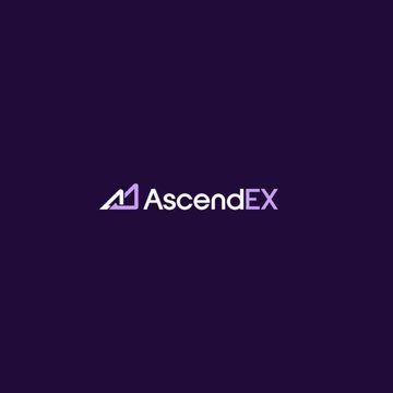 The image displays the AscendEX logo and name in white text on a dark purple background. This branding relates to the post about AscendEX users reporting withdrawal issues and concerns about the exchange's hot wallet balances.