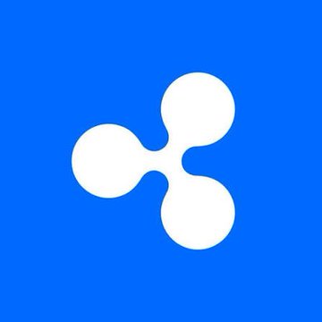 The image displays the white Ripple (XRP) logo, consisting of three interconnected circular shapes, set against a blue background. This visual ties directly to the post's announcement of Absa partnering with Ripple to launch a digital asset custody service in Africa.