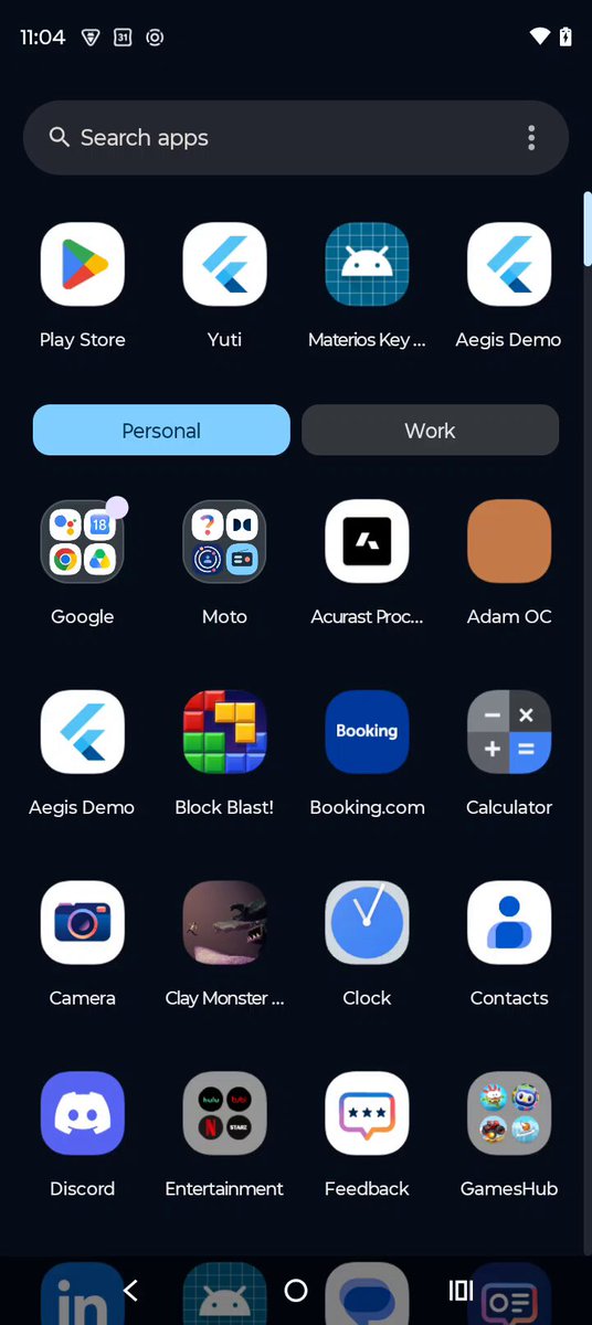 The image shows a phone screen with various app icons displayed, including social media apps like Instagram, Facebook, and Twitter. One of the apps has a large icon that reads "majestic", which could be related to the cardano cryptocurrency or simply an interesting design choice by the app developer. The post mentions that there are numerous apps on the phone's home screen, indicating a diverse range of features and functionalities available for users.