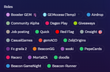 The image features a colorful list of different game-related terms, along with their corresponding meanings. It appears to be an @0xAlphaGEMs DC daily like there's a secret $69K airdrop waiting for me at the end of the year.