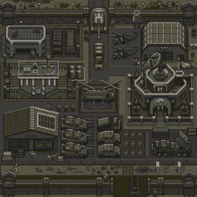 The image shows a large black and white map of a military base, with various buildings such as a hangar, a helicopter, and a town square. The caption reads "4 hours remaining to mint Day #1035: Military Base! basepaint.xyz/mint". This suggests that the viewer is looking at the map during a time when there are still four hours left until the next day, which is Mint Day in the military calendar.

The image also contains several vehicles such as cars and trucks, indicating that the base has been well-equipped for various missions or operations. The presence of these vehicles suggests that the base is actively involved in military activities and possibly stationed at a strategic location.