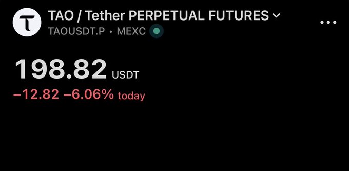 This post has an intriguing title, "TAO/Tether Perpetual Futures". The main content of this post is a table that provides some valuable information about TAO (thereum) and Tether (tether), possibly related to a cryptocurrency exchange platform. The table shows the current values for these two tokens, with $131 and $138.82 respectively. This post can be considered informative as it provides a snapshot into the potential future value of one of the listed assets.