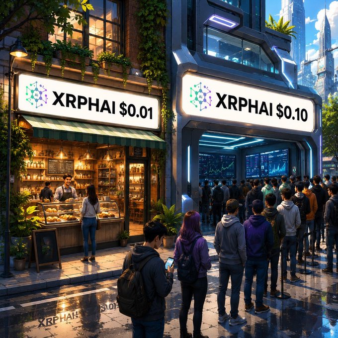 The image shows a group of people standing around a store, likely a coffee shop or cafe, which has large windows that reflect their surroundings. There are two main individuals visible; one person wearing a backpack appears to be holding a cell phone while another person is talking on the phone near a window display. Various other people can also be seen in the background and line up outside the store. The image gives a sense of a busy, crowded area where people gather at this particular location for various reasons - some may be waiting to enter the store or others simply passing by while using their cell phones.