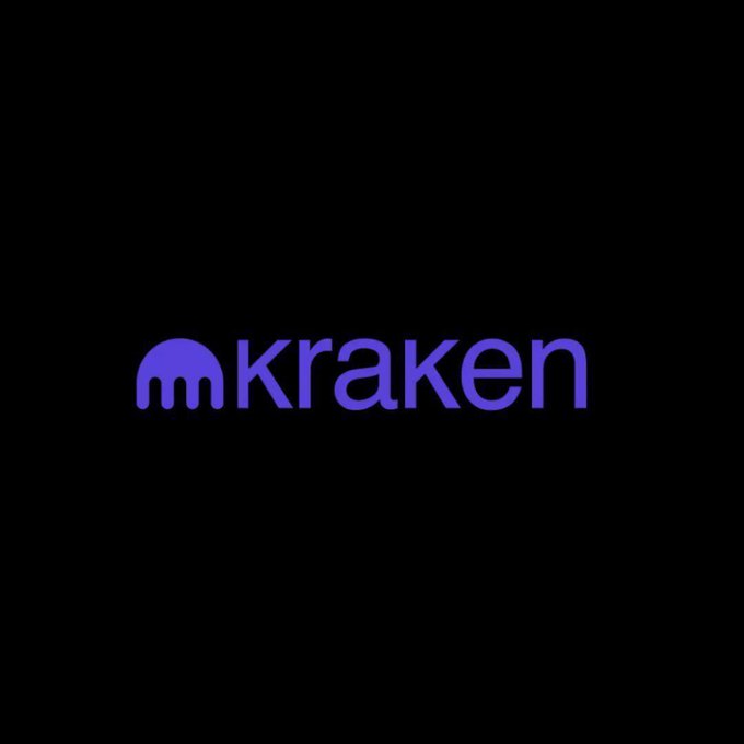 The Kraken logo is displayed in purple on a black background. The image relates to a news update about Kraken temporarily locking customer accounts due to compliance issues triggered by crypto transfers linked to the sanctioned exchange HTX.