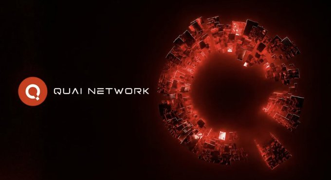 Quai Network logo with a red 3D particle-style 'Q' design on a black background.