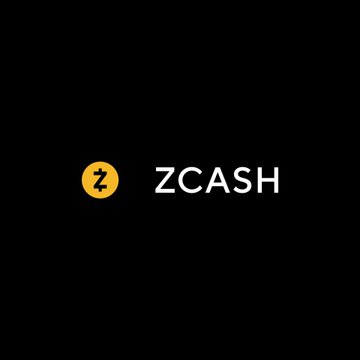 The image features a logo that reads "Zcash". It has a yellow circle with a black outline around it, which is the main focus of the image. The word "Zcash" is written in white letters below the circle. Below this, there's an update about the Ironwood network upgrade plan for July.