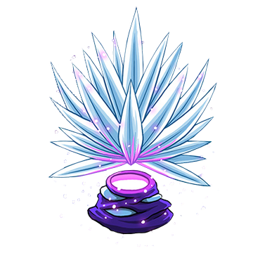 The image features a 3D rendering of a purple and blue plant with large leaves, giving it an otherworldly appearance. The plant is positioned centrally against a white background, drawing attention to its unique design. The caption below the image reads "What an @OthersideMeta slushia anima resource could look like in 3D. Building in the era of AI is insannnneeeee! 4x74!". This suggests that the image might be related to a discussion or exploration about the concept of AI and its impact on various aspects, including art and design.