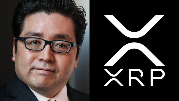 Tom Lee of Fundstrat Global Advisors appears alongside the XRP logo, illustrating the accompanying post's claim that XRP's extended consolidation period could set the stage for its largest breakout yet.