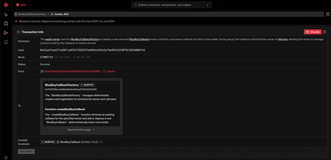 A screenshot from the Polkadot block explorer showing a successful 'Wormhole' transaction involving the 'BlueJayCallbackFactory' smart contract, initiated by address '0x3f30...89f0b5'.