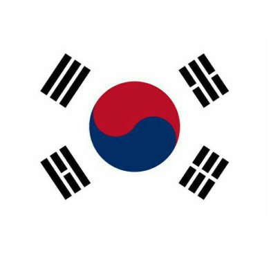 The image shows the South Korean flag, which relates to the post's discussion about foreign nationals' accounts on South Korean crypto exchanges and the country's restrictions on foreign crypto investment.