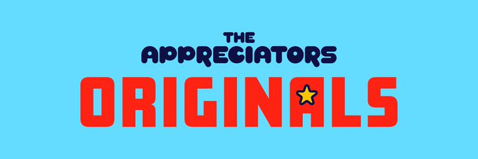 The image features a logo for an online platform called @Appreciators Originals, which was created by a community named @3look_io. The logo consists of a blue banner with red text that reads "The Appreciators Originals". This logo represents the idea of appreciating and valuing original content creators in various fields such as music, art, writing, and more. The post about this platform was written by someone who wanted to share their appreciation for the community's work and highlight the importance of supporting original creators.