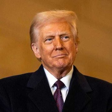 This image shows Donald Trump, relating to news that Trump Media has become the 12th-largest Bitcoin holder, surpassing Tesla. The post highlights the ongoing "Bitcoin treasury race" among corporations.