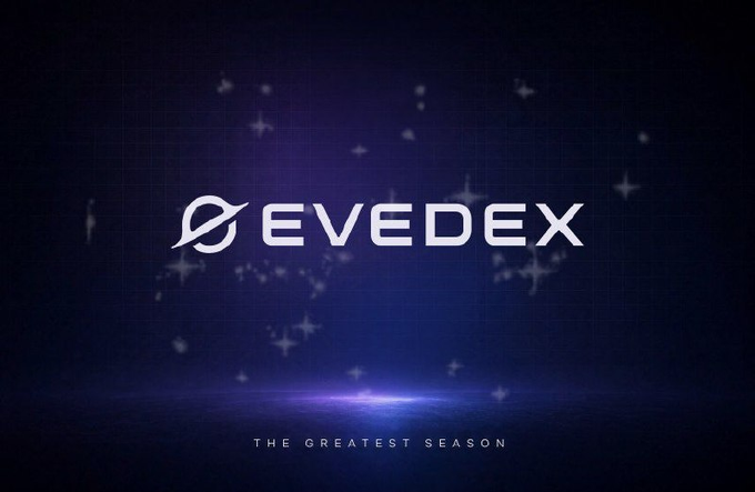 A promotional graphic featuring the 'EVEDEX' logo with the tagline 'THE GREATEST SEASON' on a dark blue background with sparkling stars.