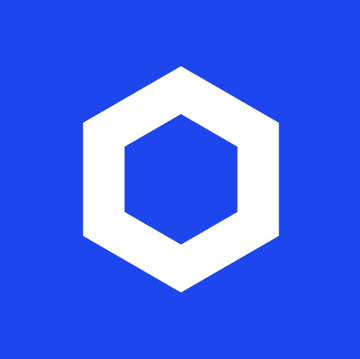 The image shows the Chainlink logo, a white hexagonal nut shape on a blue background, representing the Chainlink blockchain protocol. This visual ties directly to the post's announcement that over $7.2 billion in cross-chain assets have migrated from LayerZero to Chainlink's Cross-Chain Interoperability Protocol (CCIP), highlighting Chainlink's growing dominance in the cross-chain infrastructure space.