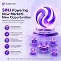 A promotional graphic for "SinJi Powering New Markets. New Opportunities." featuring a purple AI-powered logo and icons highlighting platform features like multi-brokerage, prop firms, and account management. The image ties into the "Good Night CT" message by promoting SinJi's AI-driven trading platform as a gateway to new market opportunities worth dreaming about.