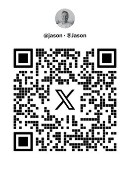 A QR code is displayed with the handle "@jason - @Jason" at the top, likely linking to a social media or payment profile. The playful post about ".69" and "$4.20" suggests the QR code may be used for sending meme-themed payments or tips tied to internet humor numbers.