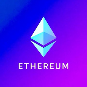 The image features the Ethereum (ETH) logo with the text "ETHEREUM" below it, set against a purple and pink gradient background. This visual relates directly to the post about BitMine's updated cryptocurrency holdings, highlighting their 5.90M ETH position and 4.9% ownership of Ethereum's total supply.