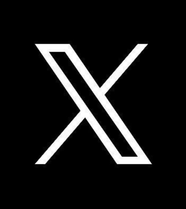 A stylized white 'X' logo on a black background, representing the X (formerly Twitter) social media platform.