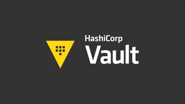 The image features a logo for Hashicorp Vault, which is displayed against a black background with white text. The logo consists of a triangle containing a house symbol inside it, accompanied by the words "Vault" written below it. The text "Generational Bitcoin" is also present in the image. This combination of elements suggests that the Hashicorp Vault platform is designed for users to securely store and manage their digital assets, such as Bitcoins or other cryptocurrencies, using a vault service provided by Hashicorp.