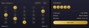 The image displays a dark-themed interface for the "Nasun Mainnet" blockchain, featuring a layout with network statistics, highlighted nodes, and a "Checkpoints" panel showing elements like "Epoch Index," "Network," "Voting Power," and a "Buy Ticket" button. The accompanying post introduces @Nasun_io as a new Layer 1 blockchain built in the Move language, designed to unite DeFi, AI Agents, and Gaming, which aligns with the image's depiction of the Nasun mainnet interface.