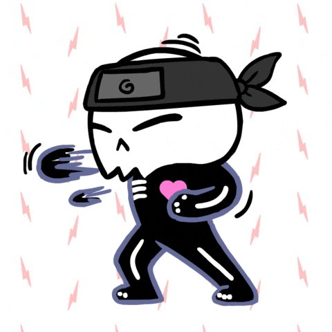 The image features a cartoon character, possibly a skeleton or a monster, dressed in black clothing with a heart-shaped backpack. The character appears to be in motion, running through a pink lightning bolt patterned background. The caption of the image reads "Huge thanks to every single holder who’s been with us from day one. Your support is what keeps #ADOG resilient and moving forward in the #AsterDEX ecosystem. Community = Power. Let's keep building together!"