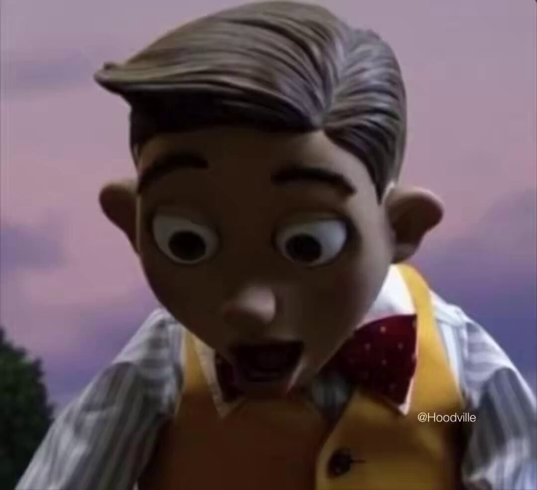 The image features a cartoon character wearing a yellow shirt, red tie, and bowtie with wide eyes and an open mouth, giving him a surprised expression. The caption reads "Is he actually telling the truth this time???". This suggests that the viewer might be curious about the character's reaction or if there is any hidden meaning behind his facial expression.

The image also includes text elements such as "Hooked on Houdini" and "post". These details may provide context to the cartoon character, but they do not directly relate to the main focus of the image - the surprised expression of the character.