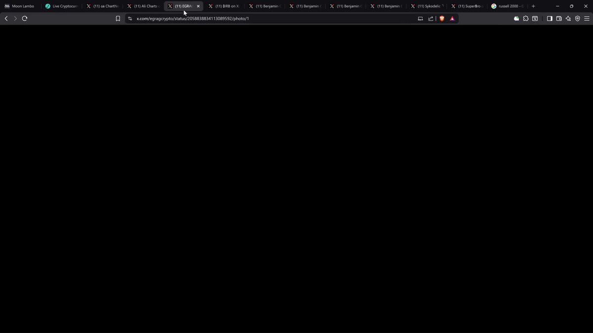 The image shows a computer screen with various charts displayed, including a black screen displaying the site "www.xrp" or "XRP." This chart has been highlighted by an arrow pointing towards it. The charts are arranged on a single webpage in a horizontal arrangement.

In the image description provided at the bottom of the screenshot, someone named @MoonLamboio has shared their thoughts on the chart: they emphasize that this chart is meant to represent "noise" and that few people can understand what it truly represents.