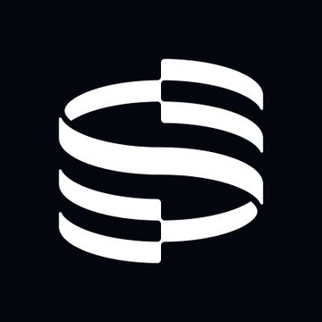 The image shows a stylized "S" logo formed by stacked curved bands on a black background, representing Securitize, the tokenization platform mentioned in the post. The logo visually reinforces the article about Securitize's partnership with LG CNS to expand institutional tokenized asset use cases across South Korea and the Asia Pacific region.