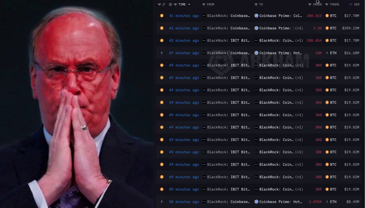 The image features a man wearing glasses, with his hands clasped together, possibly praying or deep in thought. The background of the image shows a list of stock ticker symbols along with numbers representing sales figures for Bitcoin and Ethereum. The text on the image suggests that there is a significant increase in the value of these digital currencies before the opening of Wall Street. This information indicates that the market is experiencing rapid fluctuations, and it could potentially be a good time to invest in Bitcoin or Ethereum.