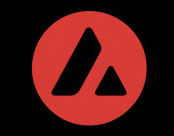 A simple logo consisting of a red circle containing a stylized black "A" shape, resembling the Aviator game logo.