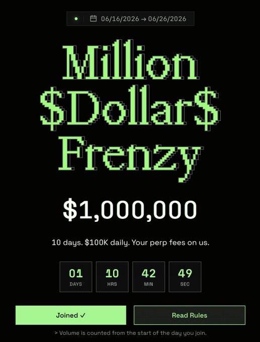 The image shows an email advertisement about a Million Dollar F renzy game that offers $1,000,000 as a reward for players who participate. It mentions the concept of joining, being counted from the start of the day, and following @TxFlow_L1 to earn credits and rewards from the game. The text also includes details regarding the game's rules, such as trading time and money per week or every ten days depending on user preference. The advertisement seems to be promoting a gaming platform that encourages players to trade their time for financial gains.