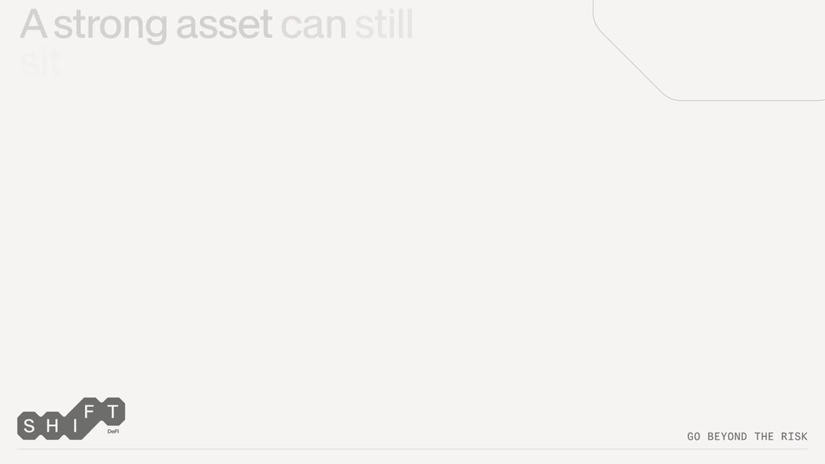 The image shows a white envelope with black text that reads "A strong asset can still sit on a weak protocol: Who holds the admin keys? Can the contract be upgraded?" The envelope has a gray border, and there are three lines of text written in black against the white background.