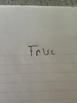 A handwritten word 'Tribe' is scrawled in black ink on lined notebook paper.