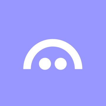 A stylized white icon on a lavender-purple background depicts a curved arch over two dots, resembling a simplified gauge, car dashboard, or "AAVE" logo-like motif, visually representing the platform's new RWA (real-world assets) lending market launch on Avalanche as discussed in the post.
