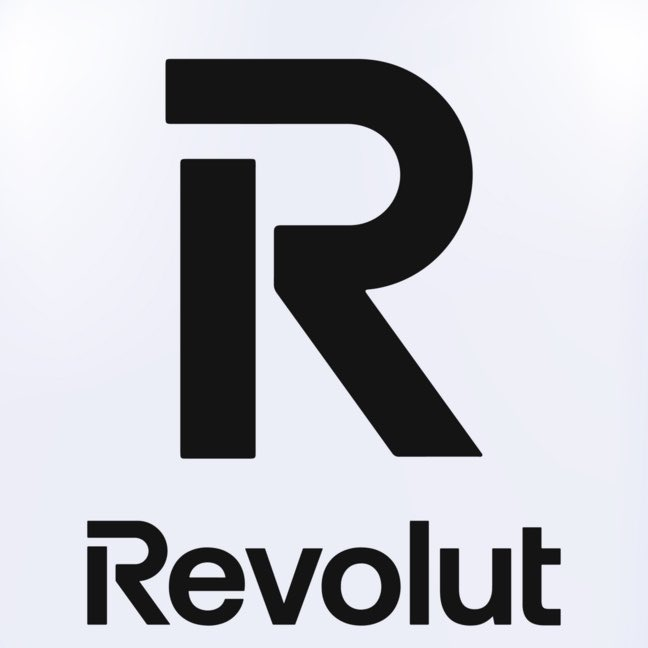 The image displays the Revolut logo, featuring a bold black stylized "R" symbol above the company name "Revolut" in clean black sans-serif text on a light gradient background. This logo relates directly to the accompanying post, which details a serious security incident in which Revolut reportedly complied with a fraudulent government request, handing over sensitive customer data—including passports, KYC selfies, and full transaction histories involving Bitcoin—after the spoofed email passed authentication checks. The branding in the image underscores the company at the center of this alleged data exposure incident.