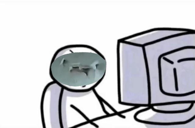 The image features a cartoon depiction of a person sitting at a computer desk, wearing a mask over their face as if they are hiding or pretending to be someone else. The scene takes place against a white background, which emphasizes the focus on the person's actions and emotions. The caption above the image reads "Lately I'M THINKING HOW X IS QUIETLY BEING THE BRIDGE. NOT JUST POSTING MEMES OR FOLLOWING AI, BUT ACTIVELY CONNECTING REAL VALUE. Crypto Narratives move fast because they're human, emotional, verifiable in public." This caption highlights the connection between the person's actions and emotions depicted in the image and the broader context of the post about crypto narratives.