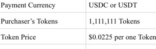 The image features a table comparing the prices of USDC and tokens from different sources. The table provides information about the purchase price for LAB and the round price change when purchasing tokens with KOL, both up to eight times greater than 1u at the time of purchase. In the case of KOL, the rounding effect is shown for a price drop below one unit, where the tokens won't be locked until August, but the KOL round's value will remain 50x returns if the price drops to 0.1u at the time of purchase. Additionally, there is information about how many tokens can be purchased with different payment amounts and what happens when the token price reaches $0.25 per unit.