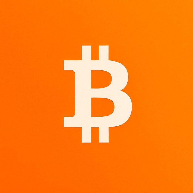The Bitcoin logo in white is displayed on an orange background, symbolizing the cryptocurrency reaching the $81,000 milestone.